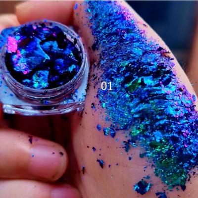 China Get the Perfect Eye Makeup Look with Excellent Nail Art Effect Chameleon Flakes for sale