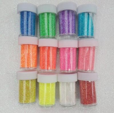 China 1/8''-1/500'' Decoration Glitter Powder in Bottle Perfect for Adding a Touch of Glamour to Paper Card Art for sale