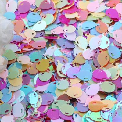 China 10mm Metallic Sequin Balloons 12 Inch Balloon Shape Glitter Sequins for Nail Beauty Products for sale