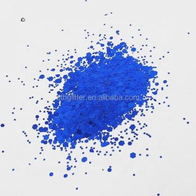 China Get the Best Navy Blue Chunky Glitter Mermaid Stock Powder for Party Decorations Thanksgiving Father's Day Earth Day Bulk for sale