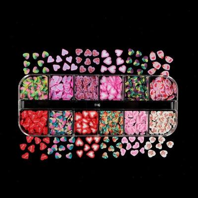 China Nail Art Custom Shape Polymer Clay Slices for San Valentin Sprinkles Resin Crafts and DIY Crafts Accessories for sale