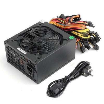 China Hot Sales ATX 1600W 1800W Desktop Server 8-12GPU Power Supply for sale