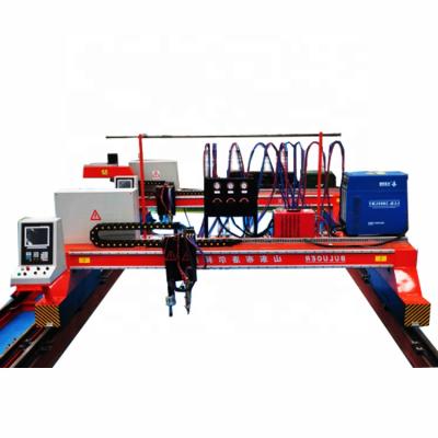 China Hotels Gantry type straight line cnc cutting machine for sheet metal fabrication cnc plasma and oxey fuel cutting cnc machine for sale