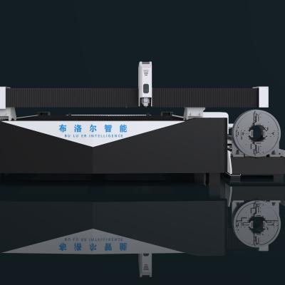 China Laser CUTTING 2021new Design TE Series Exchange Table Sheet &tube Fiber Laser Cutting Machine for sale