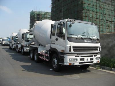 China 8m3, 9m3, 10m3 Mobiele de Concrete Mengelingsvrachtwagen van ISUZU 6x4 met Hydraulisch Systeem Te koop