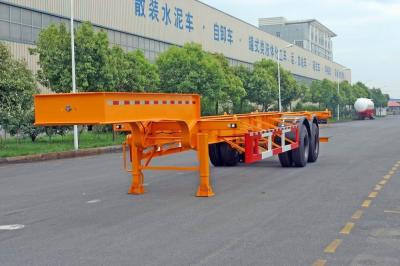 China 20ft/30ft transportierender Behälter Gooseneck-Behälter-Anhänger-Fahrgestelle ISO zu verkaufen