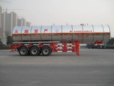 Cina Intossichi la capacità del rimorchio 39500L dei semi dell'autocisterna per la proprietà di Liquiefied dell'ossido di propilene del trasporto in vendita