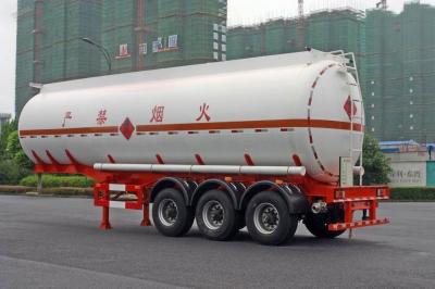 China Liquid Tank Truck / Liquid Gas Semi-Trailer Stainless Steel 38CBM 3axles for sale