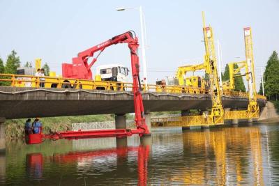 China 18m Bucket Type Bridge Inspection Truck Easy Access  Easy Operation Safety for sale