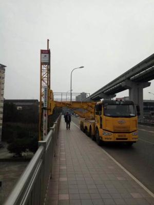 China VOLVO Chassis 8x4 394HP 22m Mobile Bridge Inspection Platform 12420X4000X2500 for sale