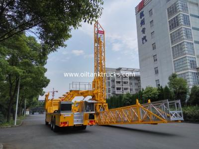 China 209HP 15m Aluminum Truck Mounted Underbridge Inspection Unit 800kg Load FAW CA6DK1-28E5 for sale