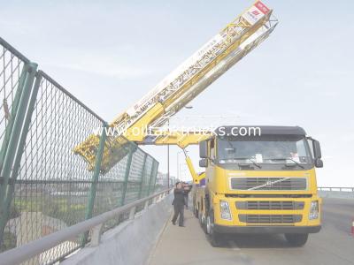 China Horizontal Under Bridge Platform Bridge Inspection Vehicle VOLVO 8x4 309KW 420HP for sale