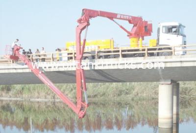 China 6x4 16M Dongfeng Bucket Mobile Bridge Inspection Unit For Bridge Detection , DFL1250A9 for sale