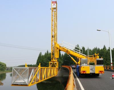 China \SINO TRUK 15M Platfrom Bridge Inspection Vehicle Easy Operation And Easy Access for sale