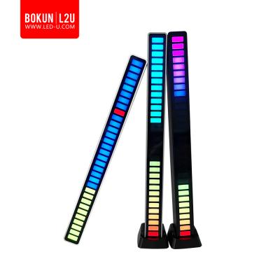 China BOKUN French Drop New Amazon Shipping Music Rhythm Voice Controlled RGB LED Light for sale