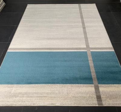 China Stain Resistant 13mm Modern Style Polyester Fiber Wilton Material Construction Woven Rug For Home for sale