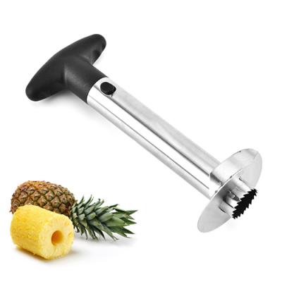 China Sustainable High Quality Stainless Steel Pineapple Fruit Core Cutter Slicer Kitchen Tool for sale