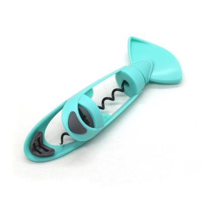 China Viable wine bottle opener with blue color for promotion for sale