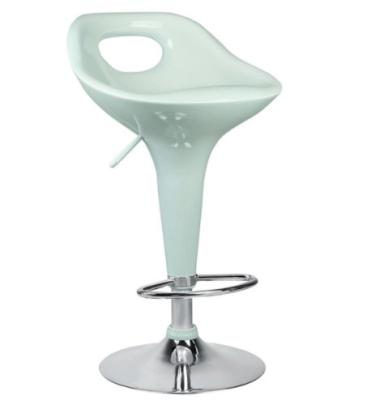 China Modern Design Modern Swivel Bar Stool With Footrest Kitchen Dining Adjustable Plastic Bar Stools for sale