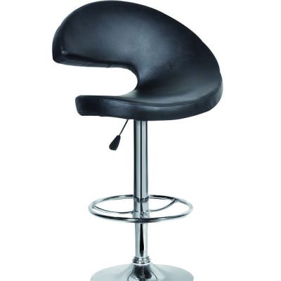 China (size)good quality adjustable footrest pu swivel black lounge chair for sale for sale