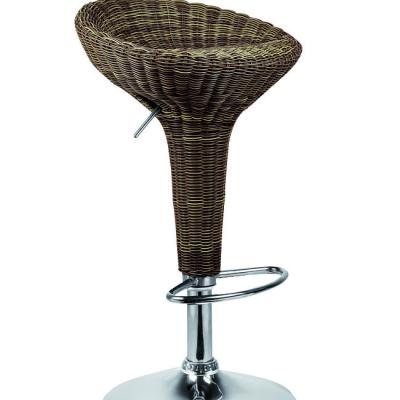 China Contemporary Modern Comfortable Rattan Bar Stool Comfortable Bar Stool Rattan for sale