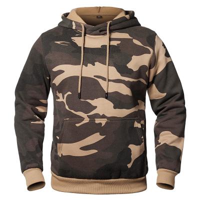 China Soft Fashion Pullover Camouflage Hoodies Fleece Men Casual Camo Sweatshirt EURO/ US Size for sale