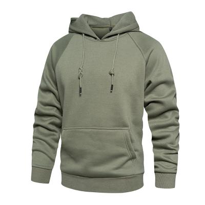 China Anti-wrinkle New Fashion Fleece Pullover Hoodies Men Casual Solid Color Sweatshirts for sale