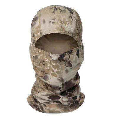 China Polyester Custom Men Outdoor Comfortable Fabric Quick Dry Scarf Unisex Balaclava Hunting  Camouflage Hooded Scarf for sale