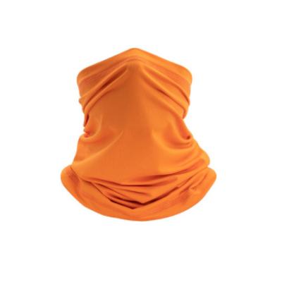 China Polyester Elastic Cycling Skull Seamless Bandana Scarf Customize orange neck gaiter cotton for men neck warmer gaiter for sale