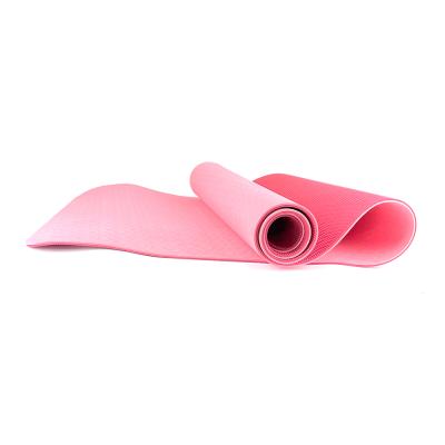 China High Quality Single Print 6MM Eco-Friendly Mat Custom Made Waterproof Washable Durable Anti-Slip And Double Color Folding Durable Pad Yoga Tape for sale