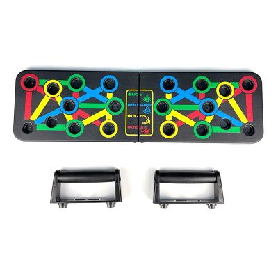 China Portable Customized Logo Available DELUXE H-Type Exercise Push Up Board Training Bracket Board for sale