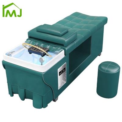 China Modern salon hydrotherapy chair fumigation massage table treatment shampoo circulation head bed for sale