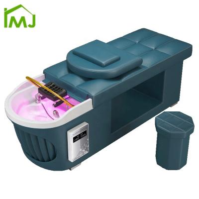 China Modern Beauty Salon Equipment Head Therapy Massage Chair Hairdresser Shampoo Water Bed for sale