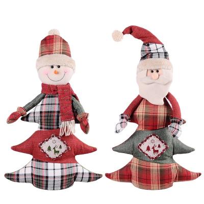 China Custom Short Plush Christmas Plush Toys Children's Christmas Gift Interior Decorations for sale