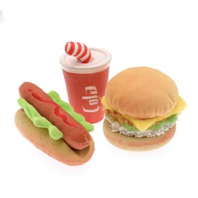 China Sustainable Fast Food Custom Design Durable Hard Dog Teething Toys Rubber Pet Chew Toy For Dogs for sale