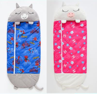 China Wholesale Customized Viable Design Sleeping Bag Cartoon Child Sleeping Bag Baby Animal Sleeping Bag for sale