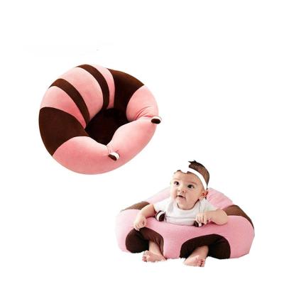 China Comfortable Plush Baby Learning To Sit Chair Baby Sofa Chair Plush Infant Support Seat for sale