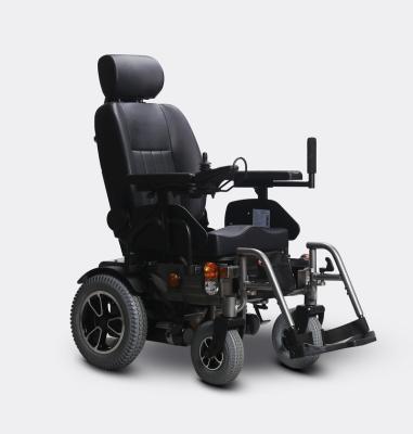 China Power Electric Folding Wheelchair For Disabled People Trip 12′ ° for sale