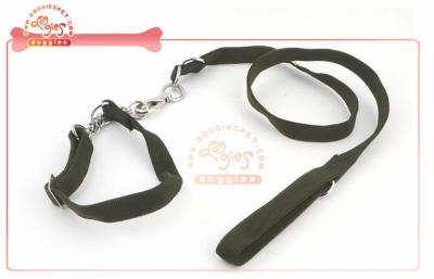 China Nylon Pet Choke Chain Dog Training Collar With Leash 18 - 24