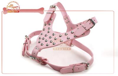 China Dachshund Leather Dog Harness For Training / medium dog harness for sale