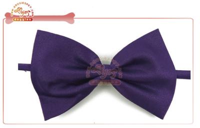 China Lovely Adjustable Bow Tie Bandana With Plastic Slide Buckle For Tiny Dog for sale