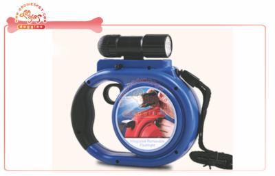 China Removable Flashlight Retractable Dog Leash with LED light and Tissue Box for sale