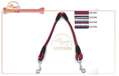 China Tangle Free Rope Pet Leash For Double Dog for sale