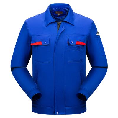 China OEM Workwear Double Layer Suit Work Safety Jacket Breathable Antistatic Construction Cotton for sale