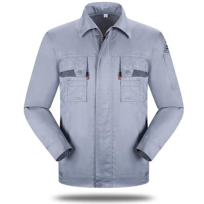 China Custom Season Mens Winter OEM Zipper Cotton Breathable Work Jacket Made Of Cotton Twill for sale