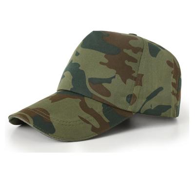 China COMMON Custom High Profile 5 Panel Factory Camouflage Orange Trucker Caps Twill Cotton Embroidered Trucker Hat for sale