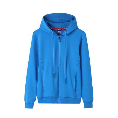 China Anti-wrinkle high quality full zipper hoodie embroidery logo oversize custom drop hoodies for sale