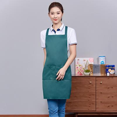 China Custom Logo 360grm Eco Friendly Reusable Apron Waterproof Bartender Apron Anti-Clogging for sale