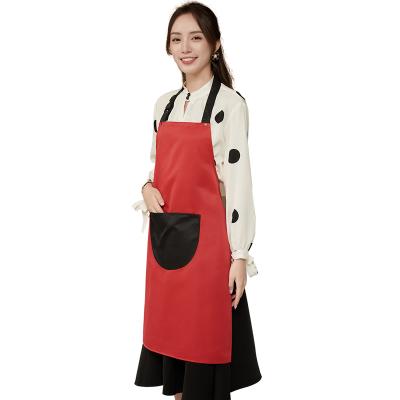 China Kitchen Restaurant Bartender Uniforms Adjustable Waiters Apron Anti-fouling Coffee Aprons for sale