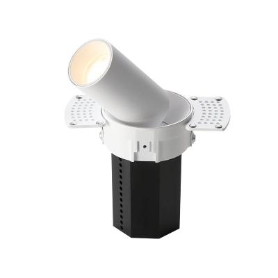 China Stylish Appreance LED Retractable Residential Indoor Lights 10W IP20 COB Down Light Retrofit Adjustable Dimmable Spotlight Led Recessed Spot Light for sale